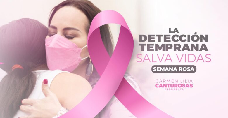 Encabeza Carmen Lilia Canturosas ‘Semana Rosa’ en Nuevo Laredo por la lucha contra el cáncer de mama