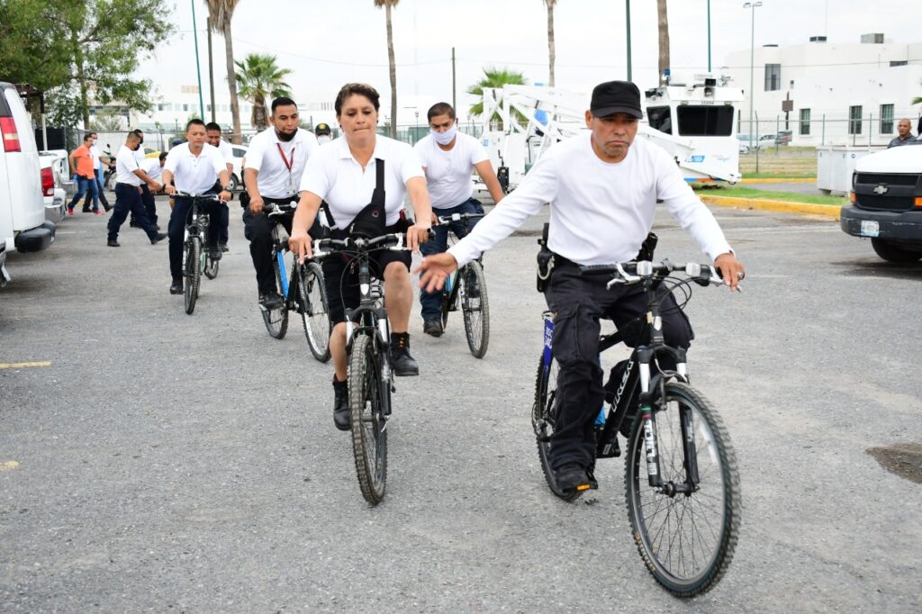 Capacitan a nuevos policías ciclistas en Nuevo Laredo