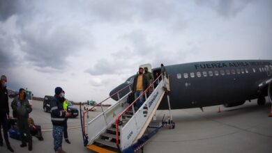 Arriba el Boeing de la Fuerza Aérea Mexicana a Rumania