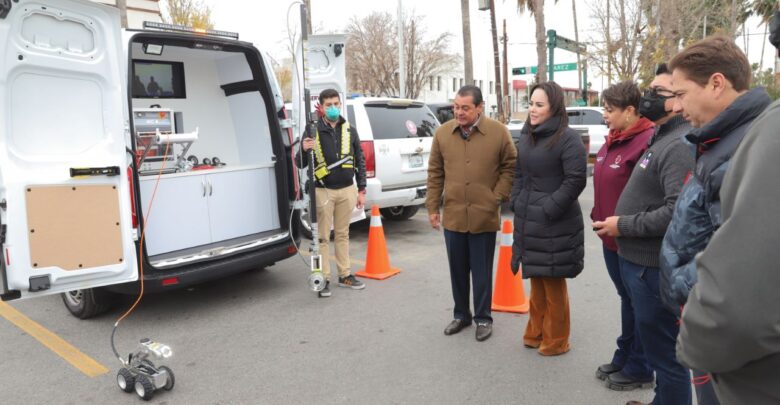 Nuevo Laredo es el primer municipio en el estado con sistema robotizado para detectar fallas en tuberías