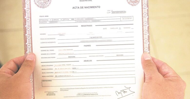 En Tamaulipas ya no pedirán acta de nacimiento actualizada al hacer trámites