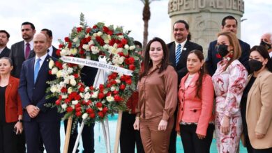 Conmemoran Aniversario 216 del natalicio de Benito Juárez en Nuevo Laredo