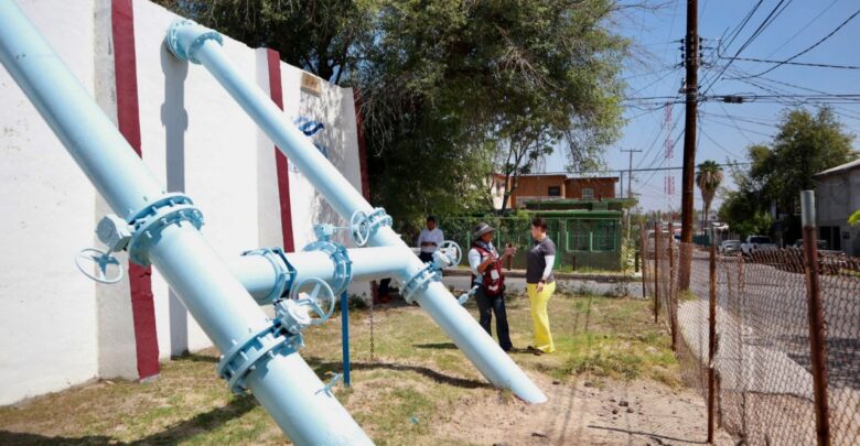 Reparará COMAPA Nuevo Laredo fuga de agua en tanque Buenavista