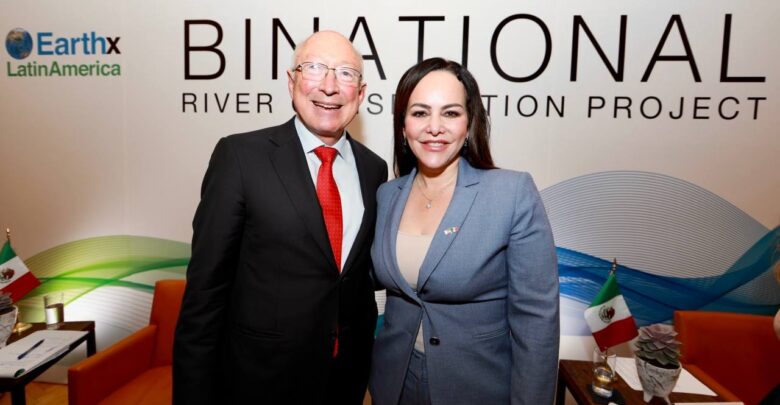 Impulsa embajador Ken Salazar y alcaldes de ambos Laredos Proyecto de Río Binacional