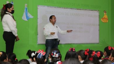 Imparte Dirección de Tránsito de Nuevo Laredo cursos de vialidad a estudiantes de primaria