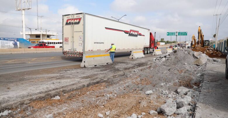 Avanza transformación de vialidades en Nuevo Laredo