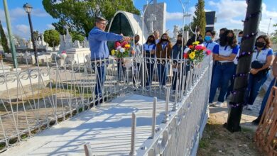 Difunde Gobierno de Nuevo Laredo riqueza histórica de Panteón Antiguo con visitas guiadas