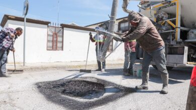 Dignifica Gobierno de Nuevo Laredo vialidades con campaña permanente de bacheo