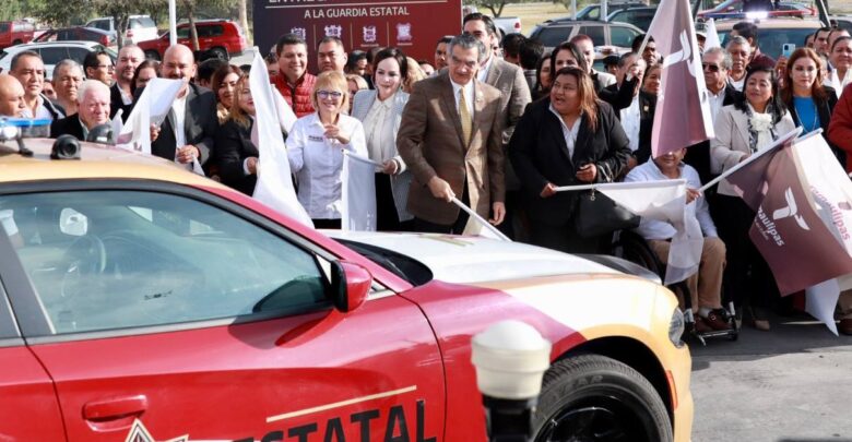Entregan unidades de la Guardia Estatal para Nuevo Laredo