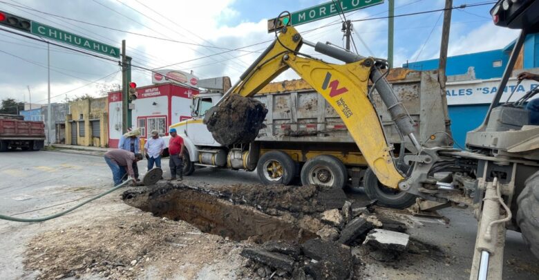 rehabilitará COMAPA Nuevo Laredo más de 70 metros lineales de drenaje