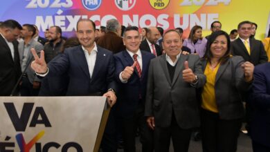 PAN, PRI y PRD de nuevo irán juntos para el 2024 en coalición