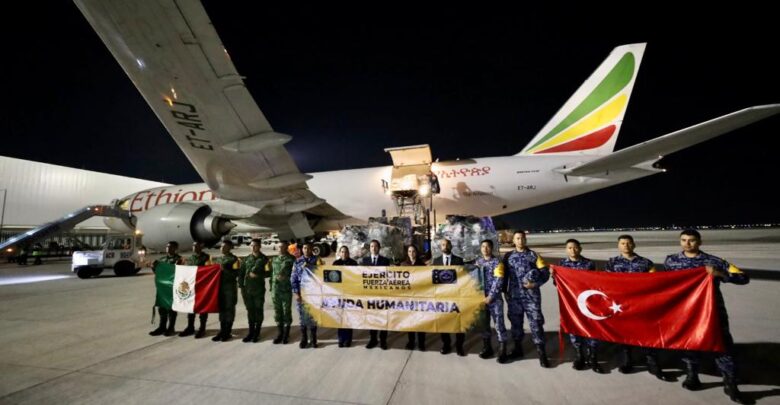 México envía 100 toneladas de ayuda humanitaria a Turquía México envía 100 toneladas de ayuda humanitaria a Turquía