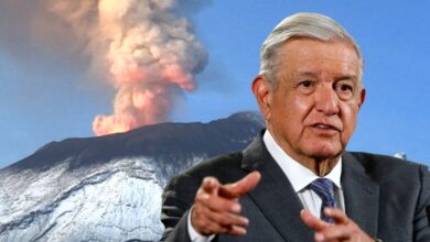 López Obrador afirma que no se cambiará de fase ante actividad del Popocatépetl