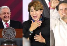 López Obrador felicita a Delfina Gómez y Manolo Jiménez por sus virtuales triunfos y asegura apoyo del gobierno