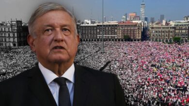 López Obrador critica la Marcha por la Democracia: "Ahora se disfrazan de demócratas"