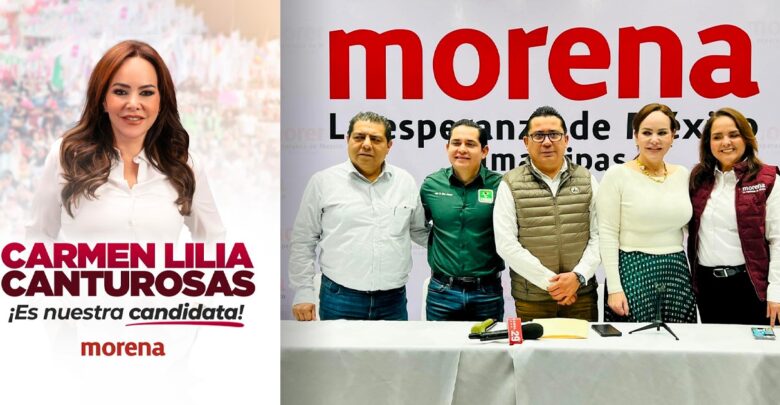 Amplio respaldo de Morena para Carmen Lilia Canturosas; irá por reelección
