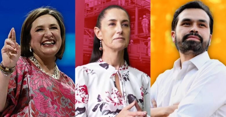 Aprobadas las candidaturas presidenciales de Xóchitl Gálvez, Claudia Sheinbaum y Jorge Álvarez por el INE