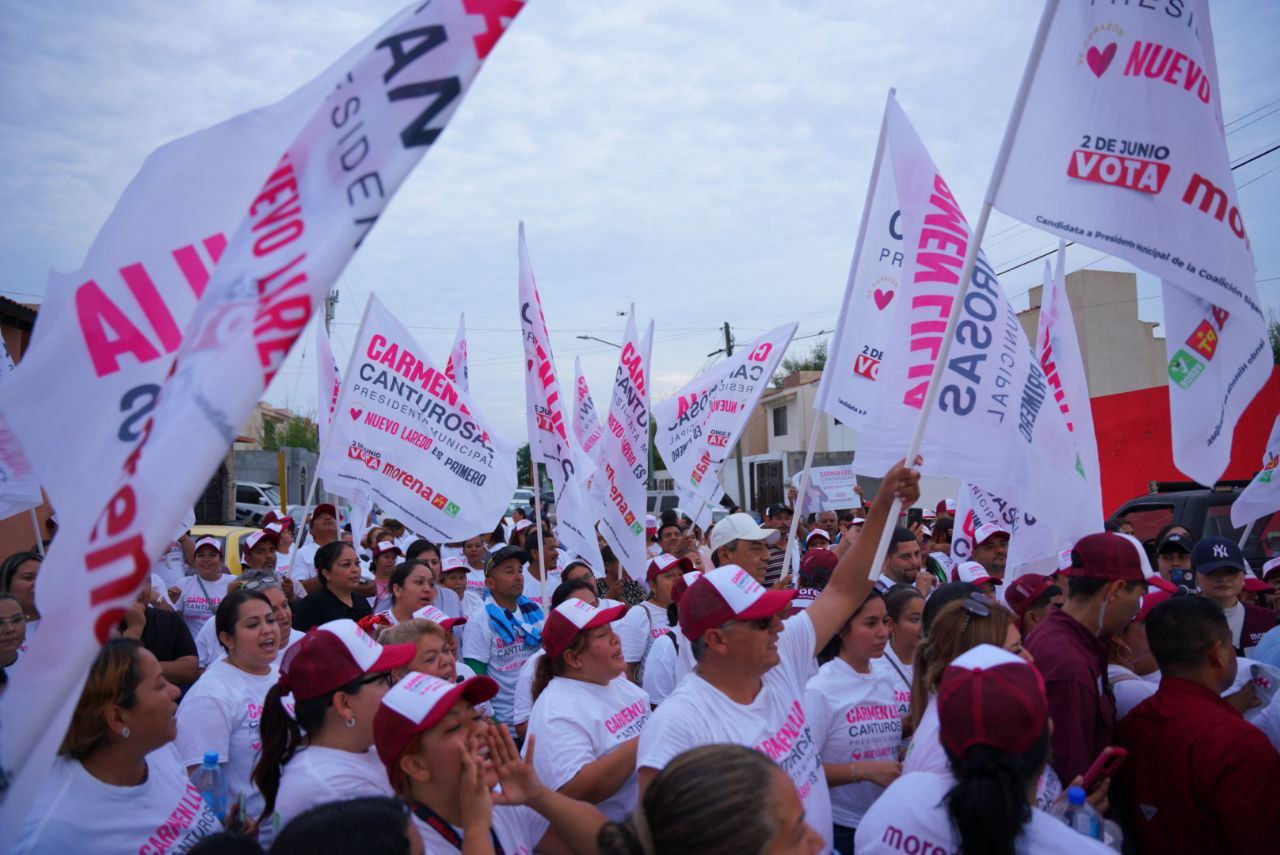 Vecinos de Villas de San Miguel muestran su apoyo a Carmen Lilia Canturosas