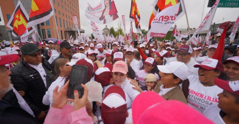 Nuevo Laredo está con Carmen Lilia Canturosas: miles se unen en Mega Brigada