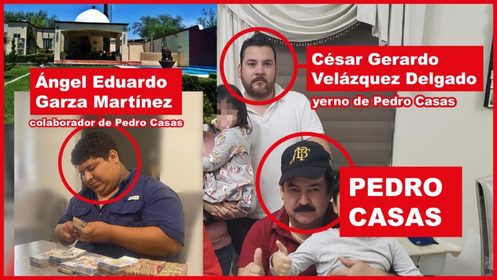 Pedro Casas, candidato de la coalición del PAN por alcaldía de Ciénega de Flores, yerno y colaborador denunciados por fraude
