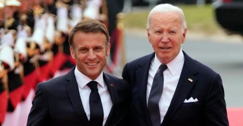 Estados Unidos y Francia acuerdan destinar activos rusos congelados a Ucrania