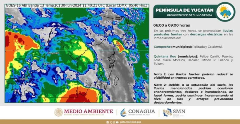 Gobernadora Mara Lezama insta a Quintana Roo a mantenerse alerta ante el huracán 'Beryl'