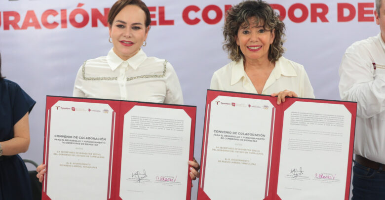 Firman Nuevo Laredo y Tamaulipas convenio de colaboración para brindar seguridad alimentaria a personas vulnerables