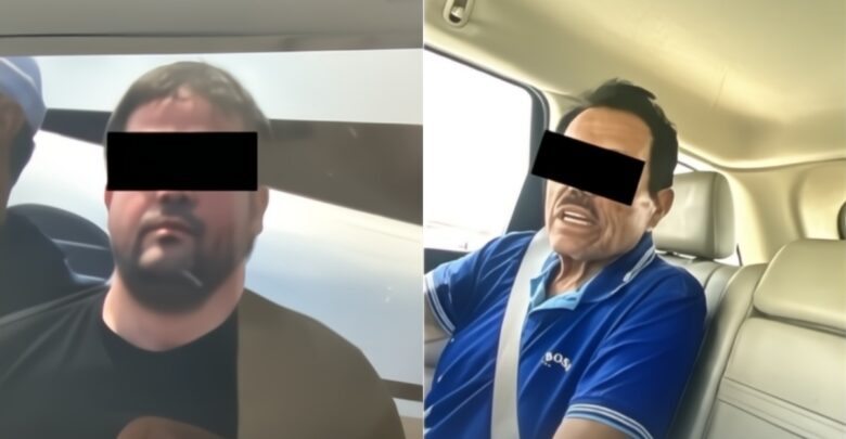 Difunden fotos de 'El Mayo' Zambada y hijo de 'El Chapo' tras su detención