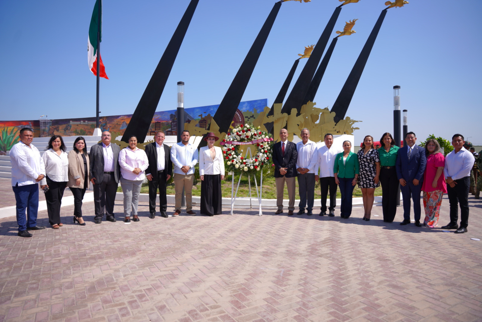 Encabeza alcaldesa Carmen Lilia Canturosas conmemoración del 177 aniversario de la Gesta Heroica de los Niños Héroes