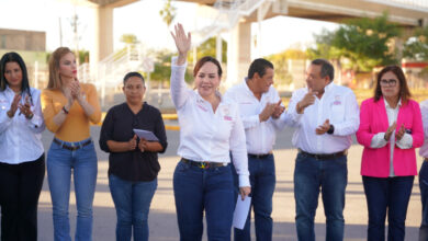 Inaugura alcaldesa Carmen Lilia Canturosas puente peatonal y vehicular; Brinda mejor movilidad y seguridad a ciudadanos