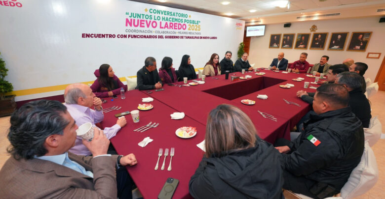 Fortalece alcaldesa Carmen Lilia Canturosas sinergia con Gobierno del Estado para consolidar la transformación en Tamaulipas