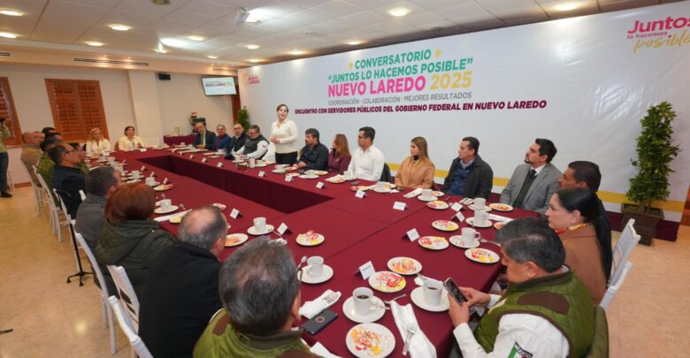 Refrendan alcaldesa Carmen Lilia Canturosas y funcionarios federales compromiso con bienestar de neolaredenses