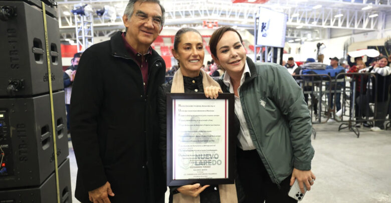 ‘Vivimos un periodo humanista y de progreso’; resalta alcaldesa Carmen Lilia Canturosas 100 días de logros de Claudia Sheinbaum