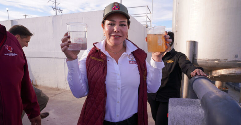 Rescata alcaldesa Carmen Lilia Canturosas planta tratadora Oradel; generará impacto positivo ambiental y social