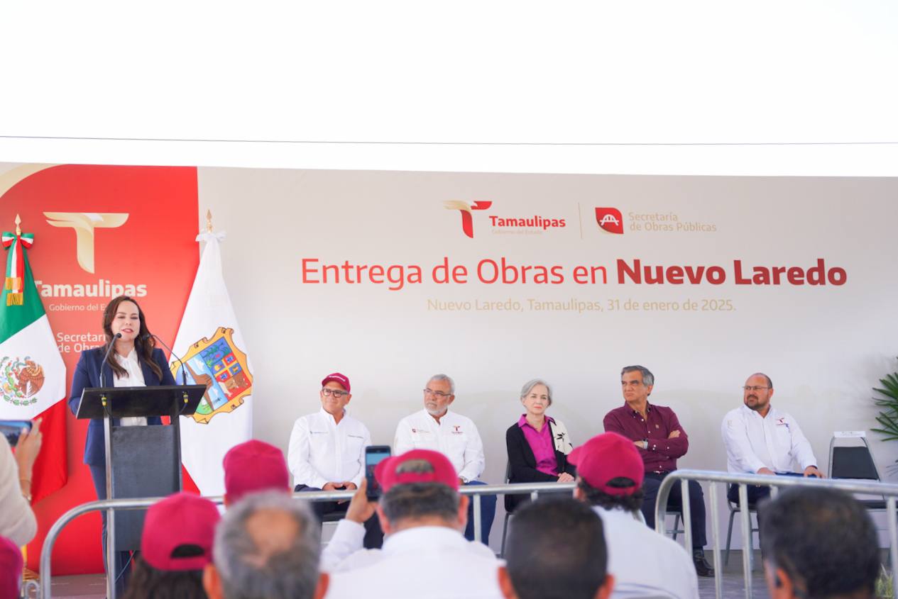 Refrenda gobernador de Tamaulipas compromiso con desarrollo de Nuevo Laredo con importante inversión en obra pública