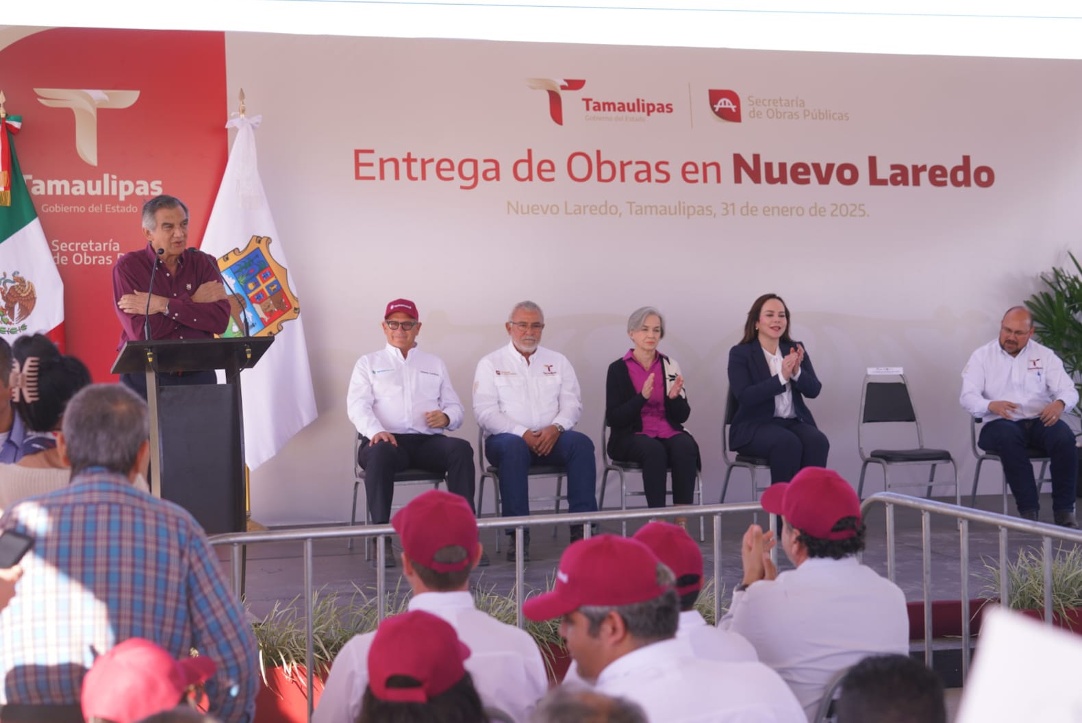 Refrenda gobernador de Tamaulipas compromiso con desarrollo de Nuevo Laredo con importante inversión en obra pública