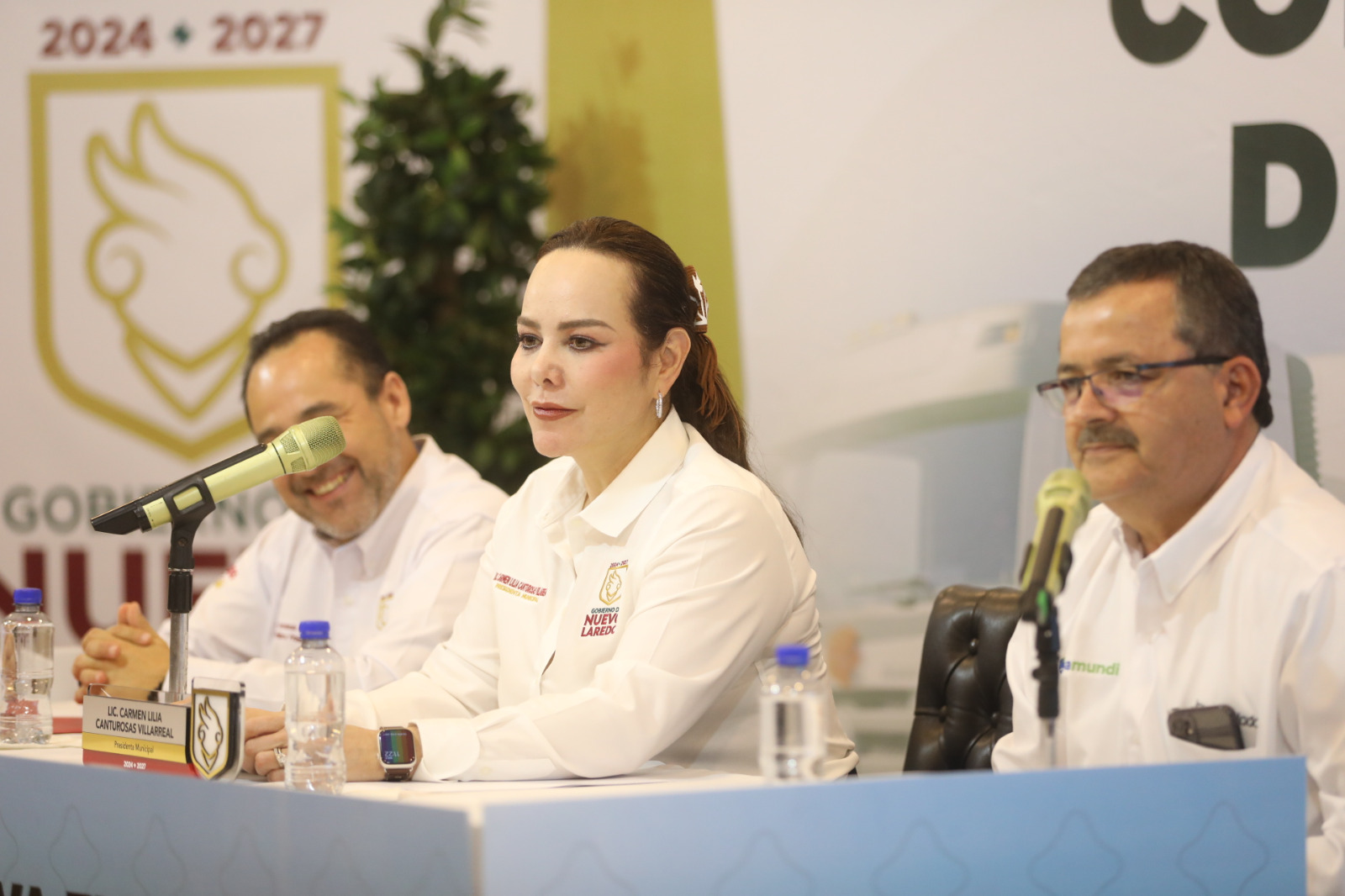 Fortalece alcaldesa Carmen Lilia Canturosas cuidado del medio ambiente e imagen urbana con nueva empresa de recolección de basura