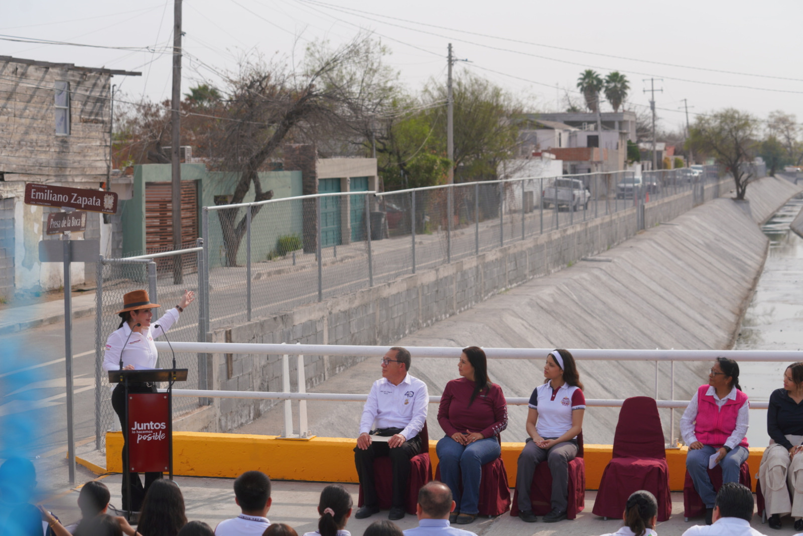 Entrega alcaldesa Carmen Lilia Canturosas Colector Pluvial Concordia; mejorará calidad de vida a miles de familias