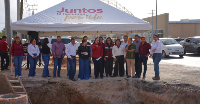 Avanza transformación de infraestructura hidráulica en Nuevo Laredo; supervisa alcaldesa Carmen Lilia Canturosas obras de drenaje