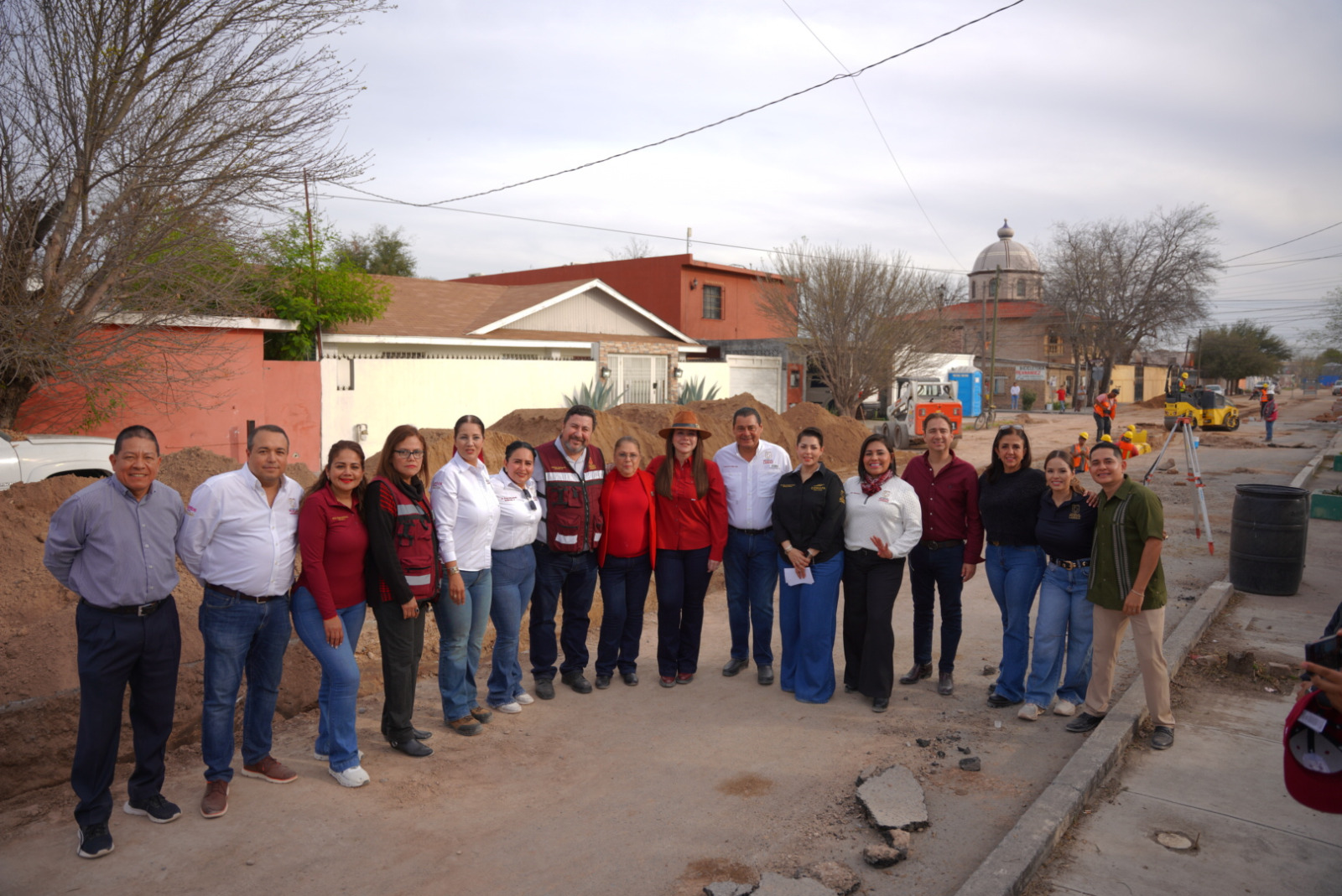 Avanza transformación de infraestructura hidráulica en Nuevo Laredo; supervisa alcaldesa Carmen Lilia Canturosas obras de drenaje