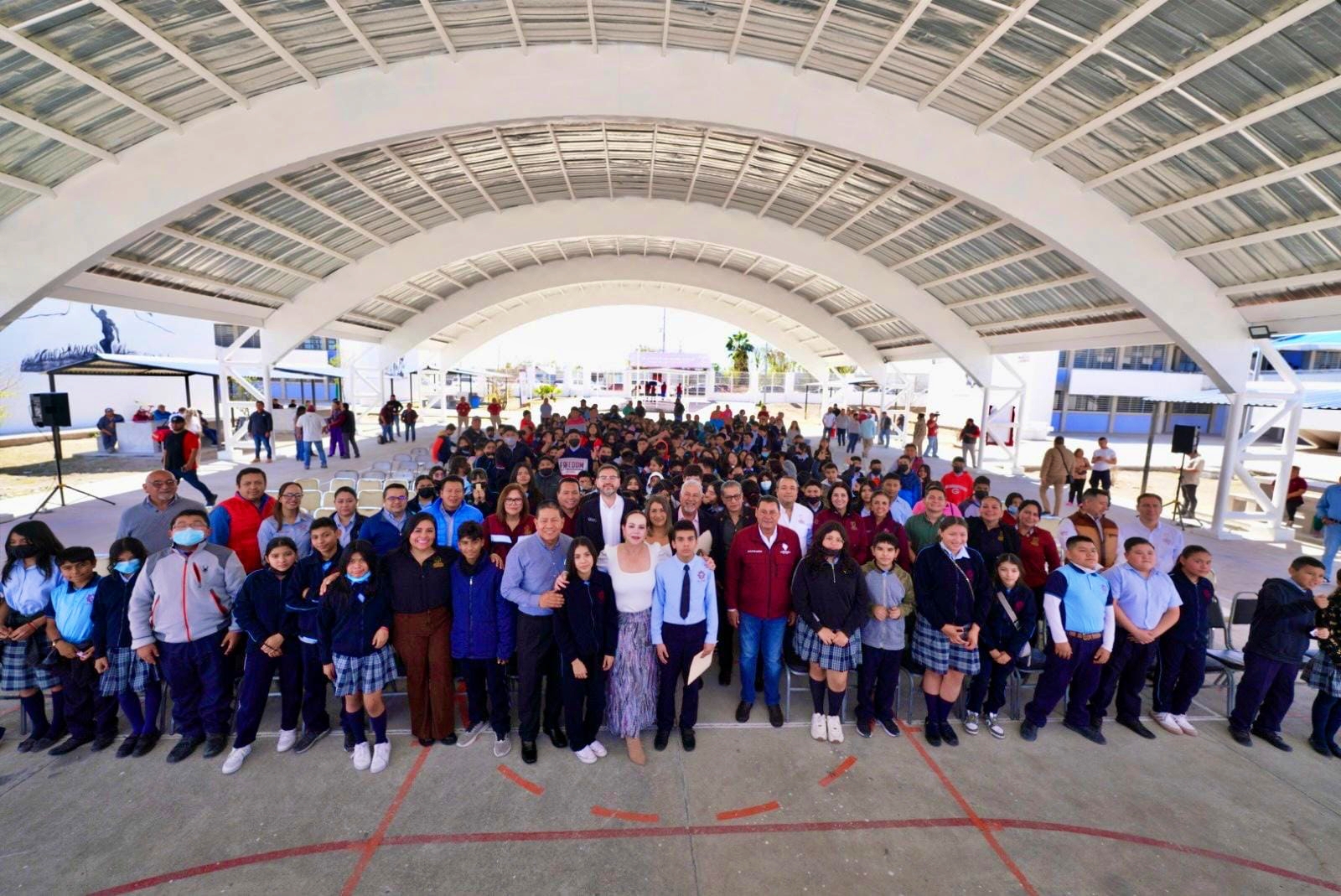 Alcaldesa Carmen Lilia Canturosas entrega obras de infraestructura educativa en beneficio de más de 1,600 estudiantes