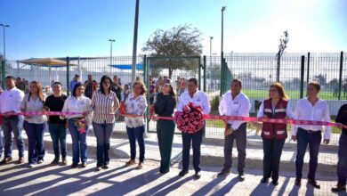 Entrega alcaldesa Carmen Lilia Canturosas obras de rehabilitación de espacios públicos al poniente de la ciudad