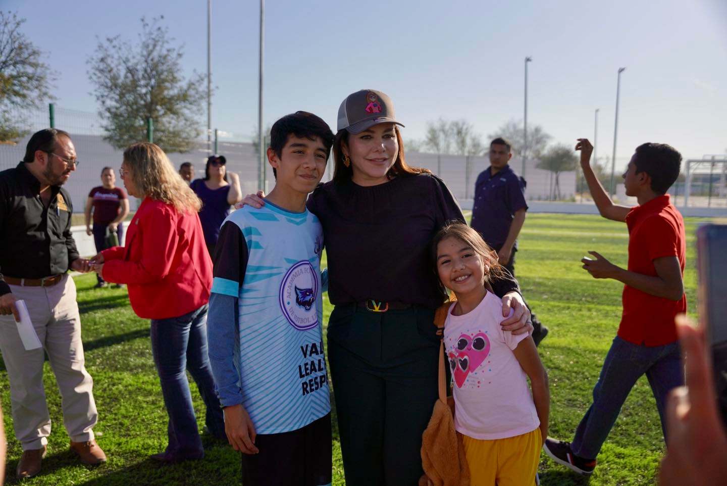 Entrega alcaldesa Carmen Lilia Canturosas obras de rehabilitación de espacios públicos al poniente de la ciudad