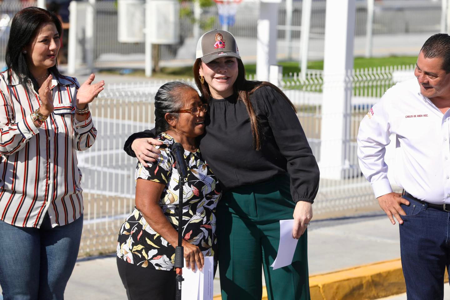 Entrega alcaldesa Carmen Lilia Canturosas obras de rehabilitación de espacios públicos al poniente de la ciudad