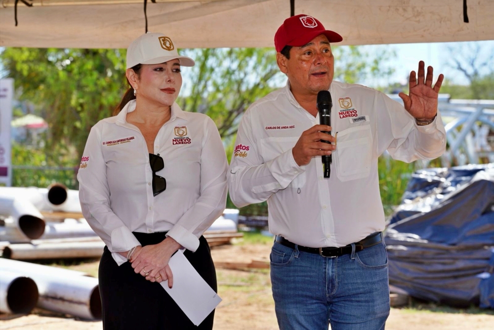 Avanza Gobierno de Nuevo Laredo en obras de transformación de espacios recreativos