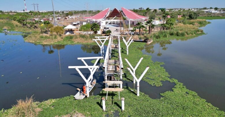 Avanza Gobierno de Nuevo Laredo en obras de transformación de espacios recreativos