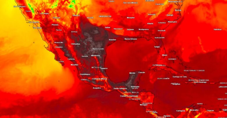 Se intensifica la onda de calor en México con temperaturas extremas