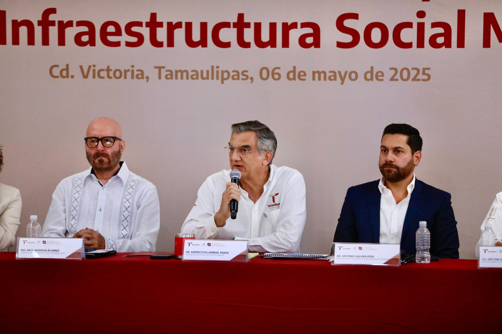 Destaca gobernador Américo Villarreal a Nuevo Laredo como referente en obras de infraestructura hídrica