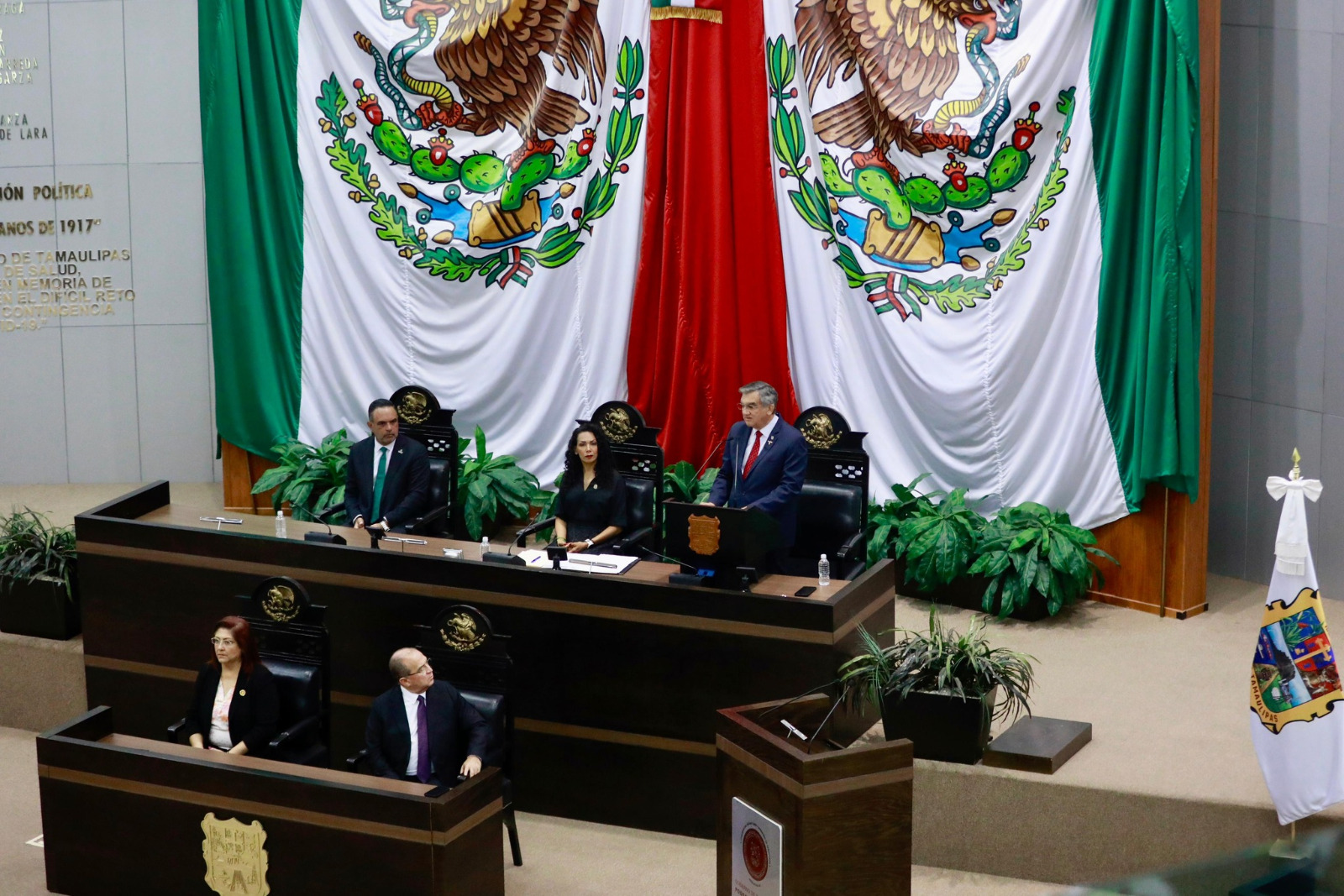 Conmemora Congreso Bicentenario de la Constitución Tamaulipeca; alcaldesa Carmen Lilia Canturosas destaca legado de justicia, soberanía y libertad
