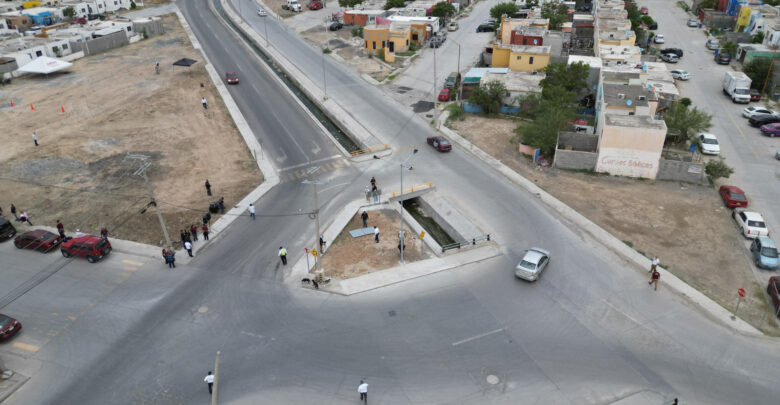 Transforma Gobierno de Nuevo Laredo acceso a Los Olivos II con pavimentación de bulevar Rea